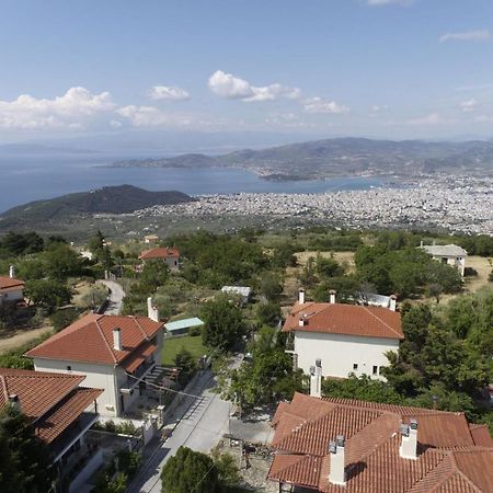 Iatrou House- Villa With Incredible View Portaria  Luaran gambar
