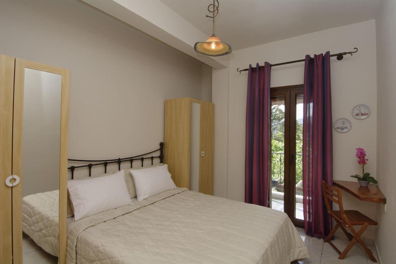 Iatrou House- Villa With Incredible View Portaria  Luaran gambar