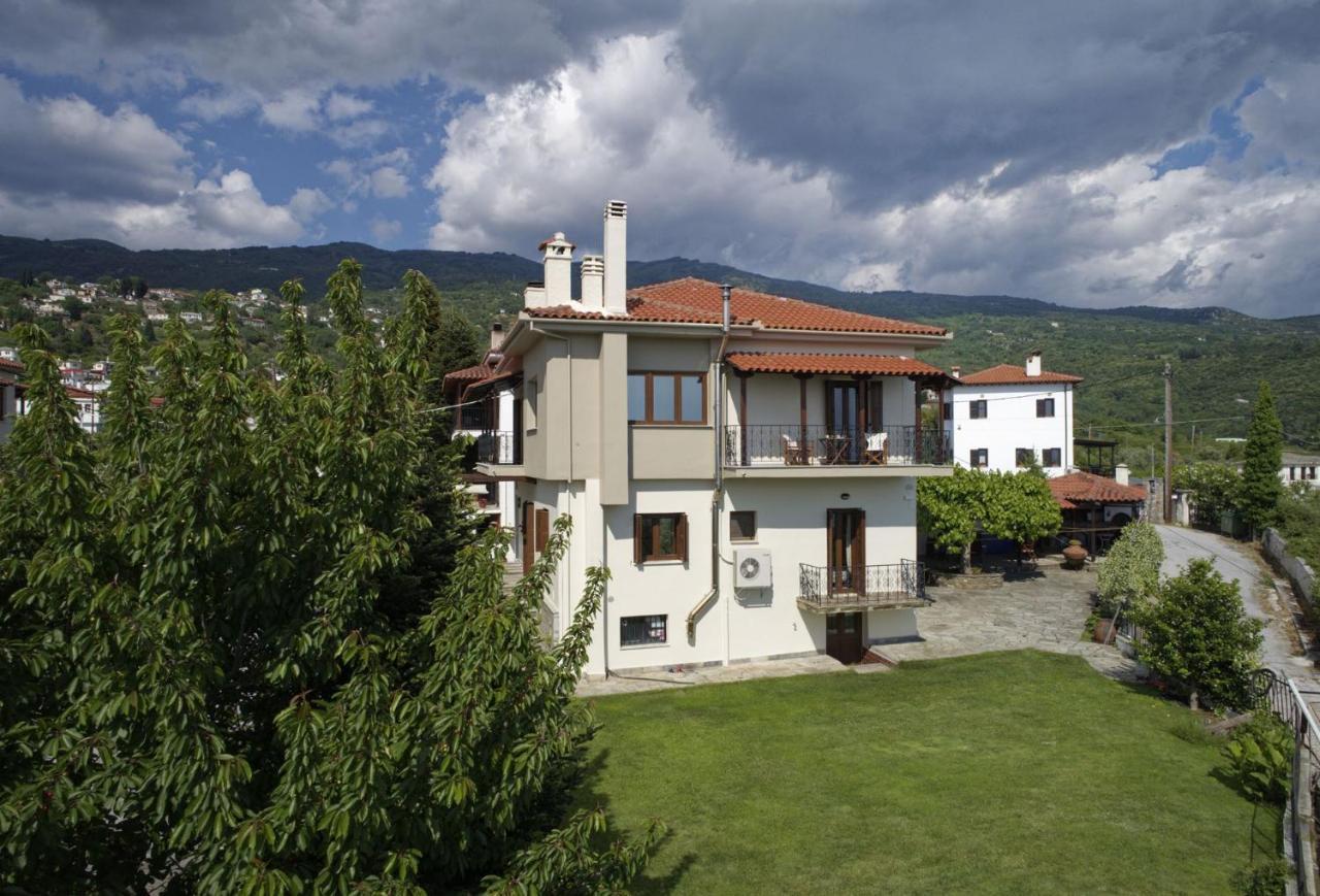 Iatrou House- Villa With Incredible View Portaria  Luaran gambar